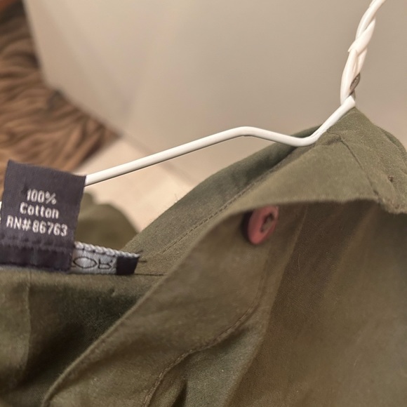 Green Peplum Top - Picture 7 of 7